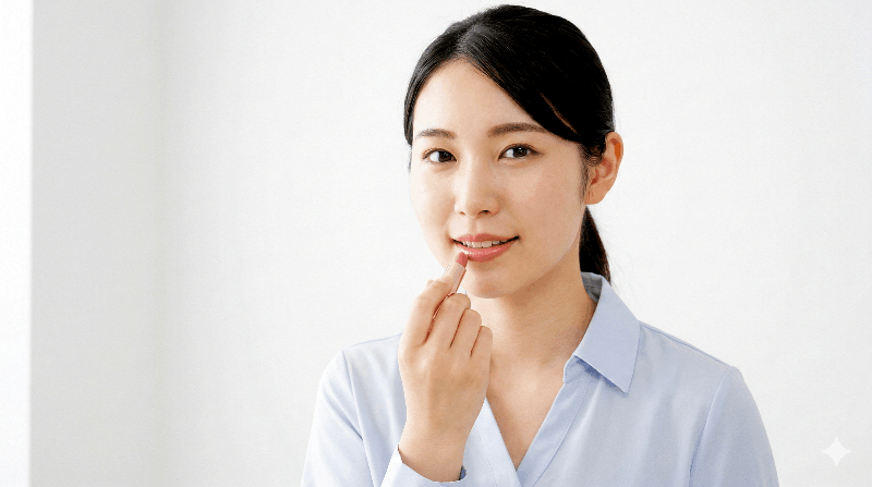AI面接の女性のメイクは血色感と画面映えを意識する